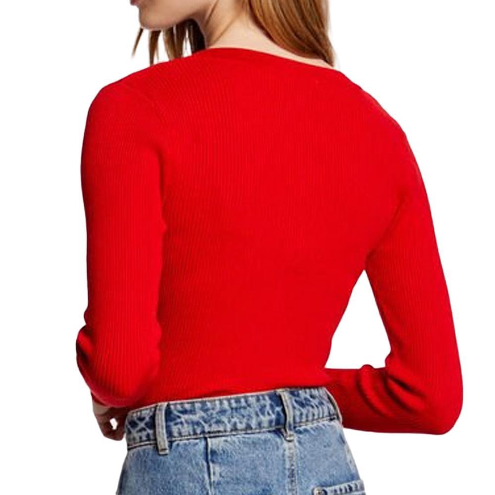 Voir la diapositive 2 : MORGAN Pull Rouge Femme Morgan BANBI