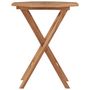 Voir la diapositive 2 : VIDAXL Table pliable de jardin 60x60x75 cm Bois de teck solide