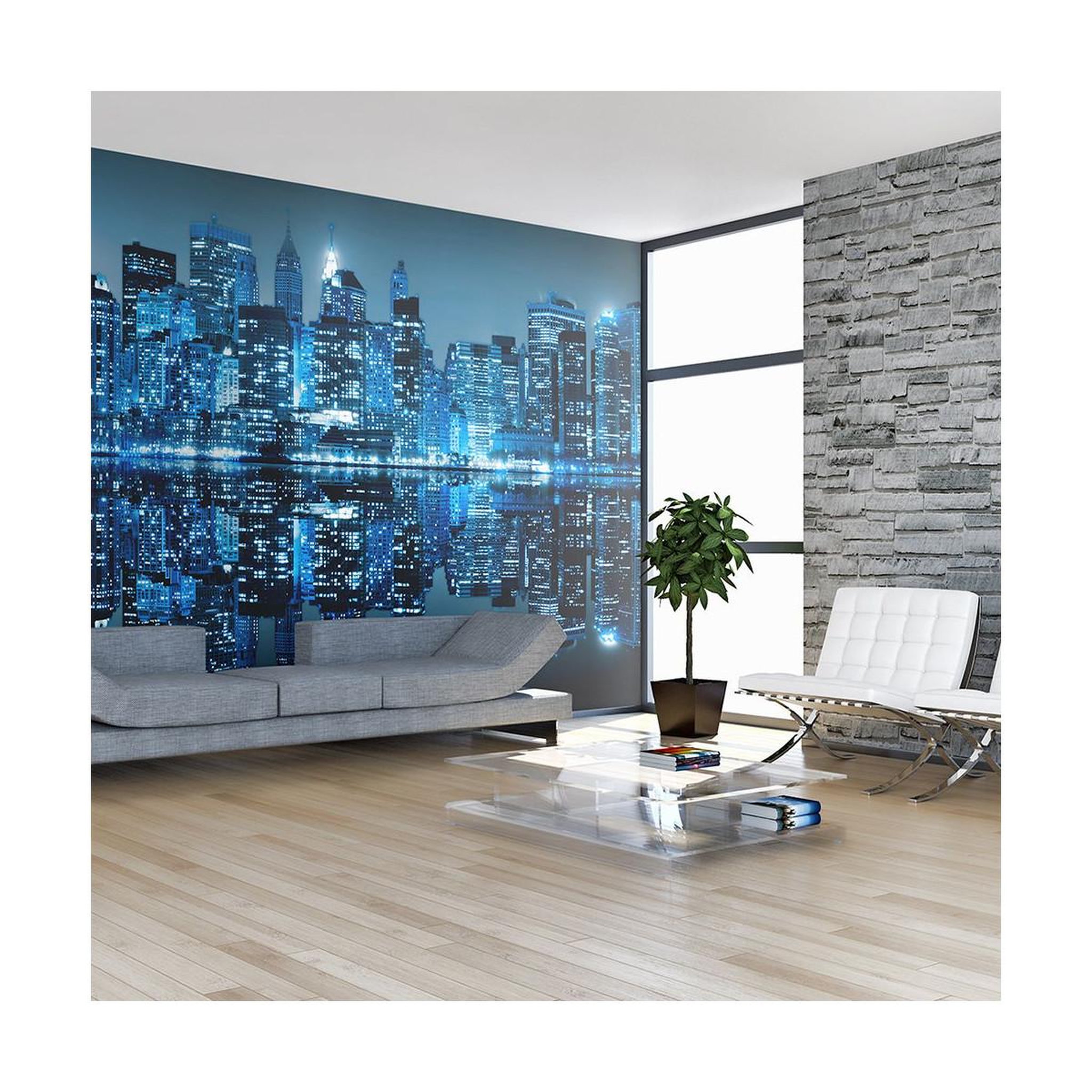 Paris Prix Papier peint xxl  océan de lumières new york  270x550cm