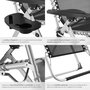 Voir la diapositive 5 : tectake Chaises longues pliable gris clair Set de 2