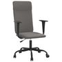 Voir la diapositive 2 : VIDAXL Chaise de bureau reglable en hauteur gris fonce tissu