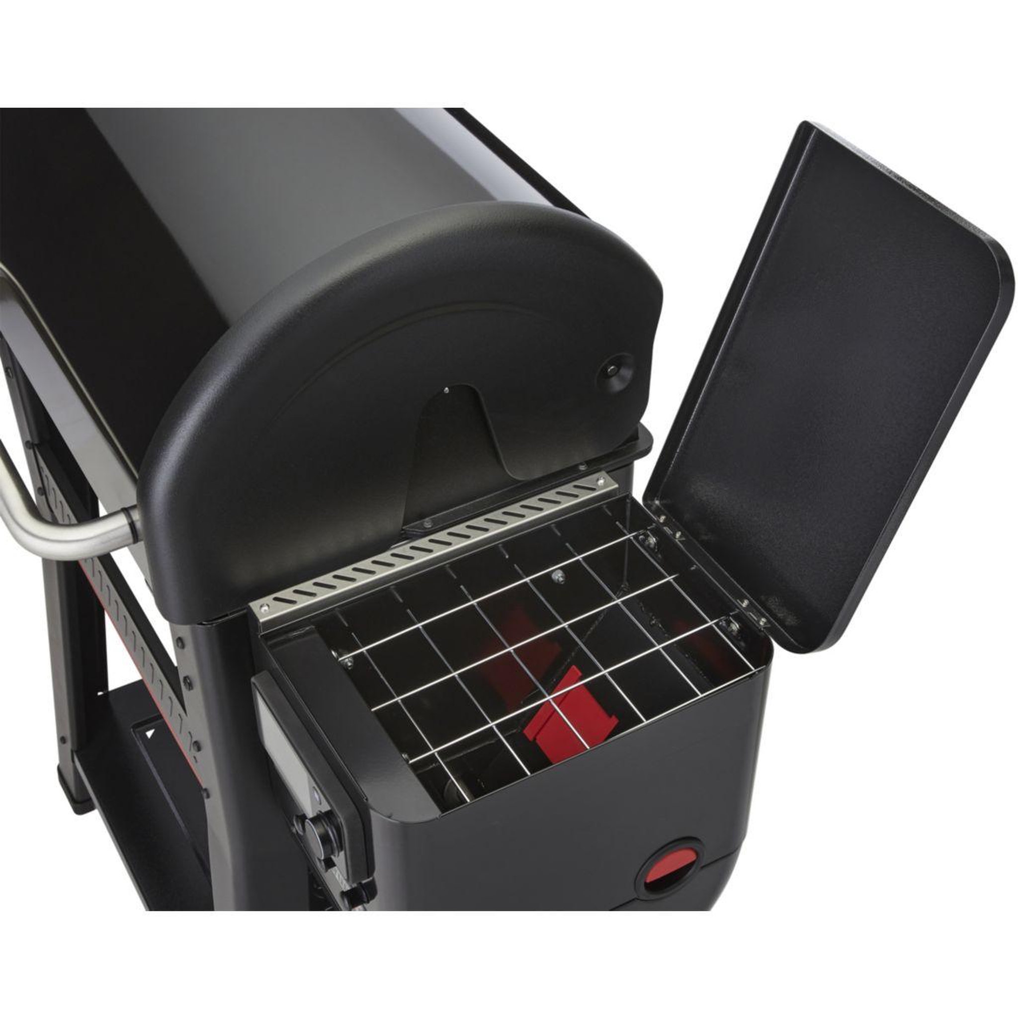Voir la diapositive 4 : Weber Barbecue pellet searwood 600 black, sur chariot, surface de cuisson 61 x 45cm, thermostat digital