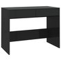 Voir la diapositive 2 : VIDAXL Bureau Noir 101x50x76,5 cm Bois d'ingenierie
