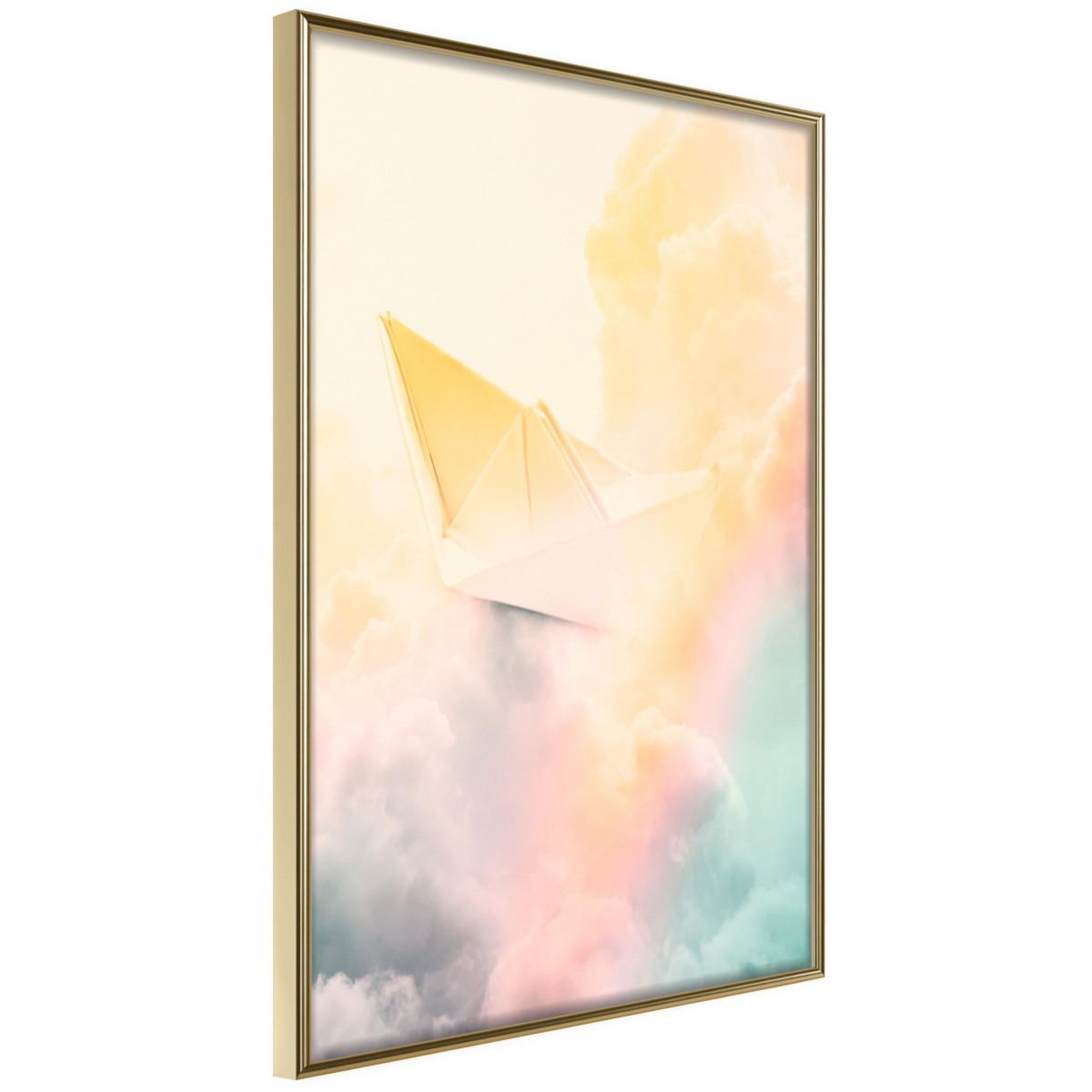 Voir la diapositive 1 : Paris Prix Affiche Murale Encadrée  Paper Boat