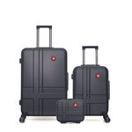 SWISS KOPPER SWISS KOPPER - LOT DE 3 - Valises grand format, cabine et vanity USTER. Coloris disponibles : Bleu, Noir