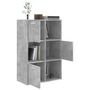 Voir la diapositive 5 : VIDAXL Armoire de rangement Gris beton 60x29,5x90 cm Bois d'ingenierie
