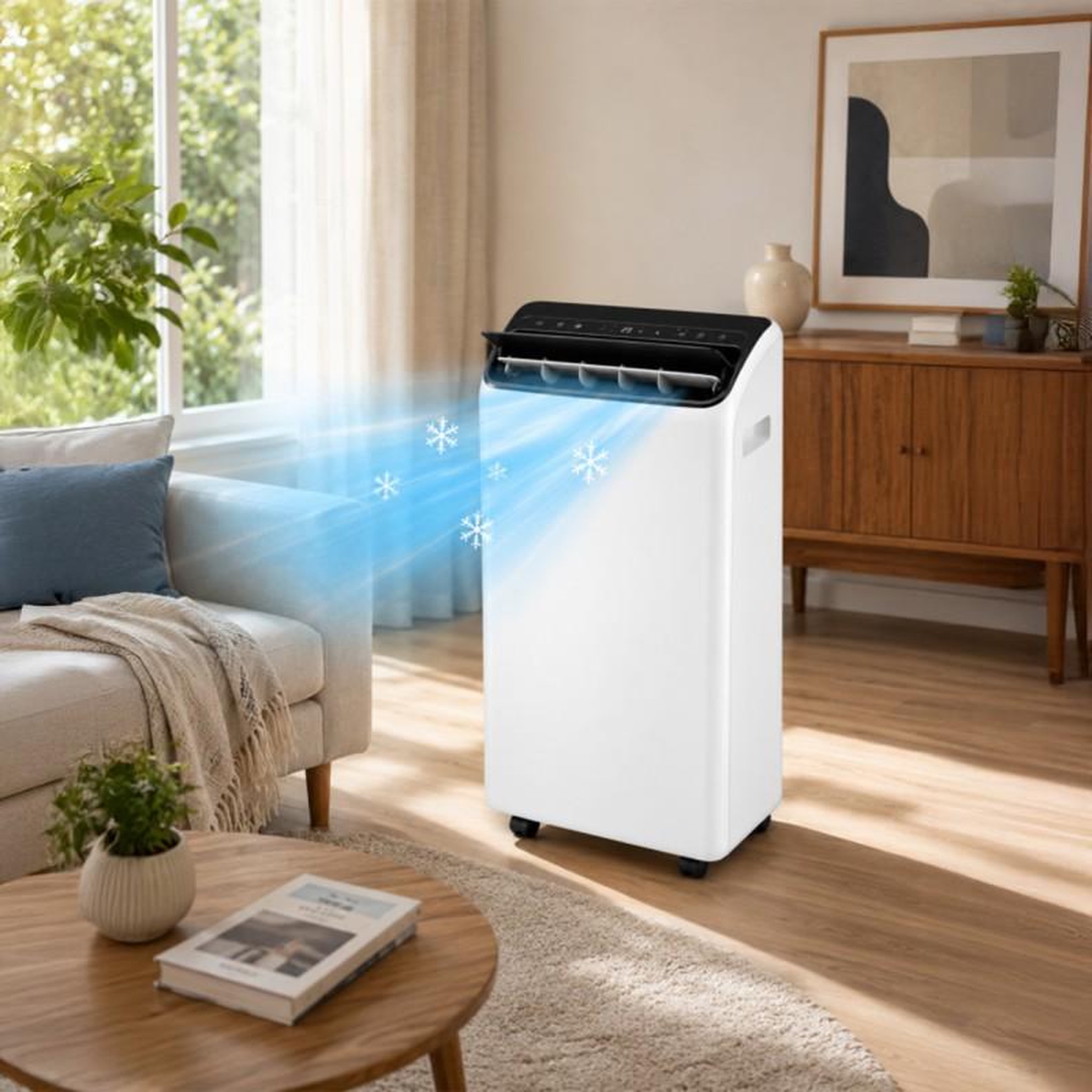 Voir la diapositive 2 : Climatiseur mobile 12 000 btu - faible consommation