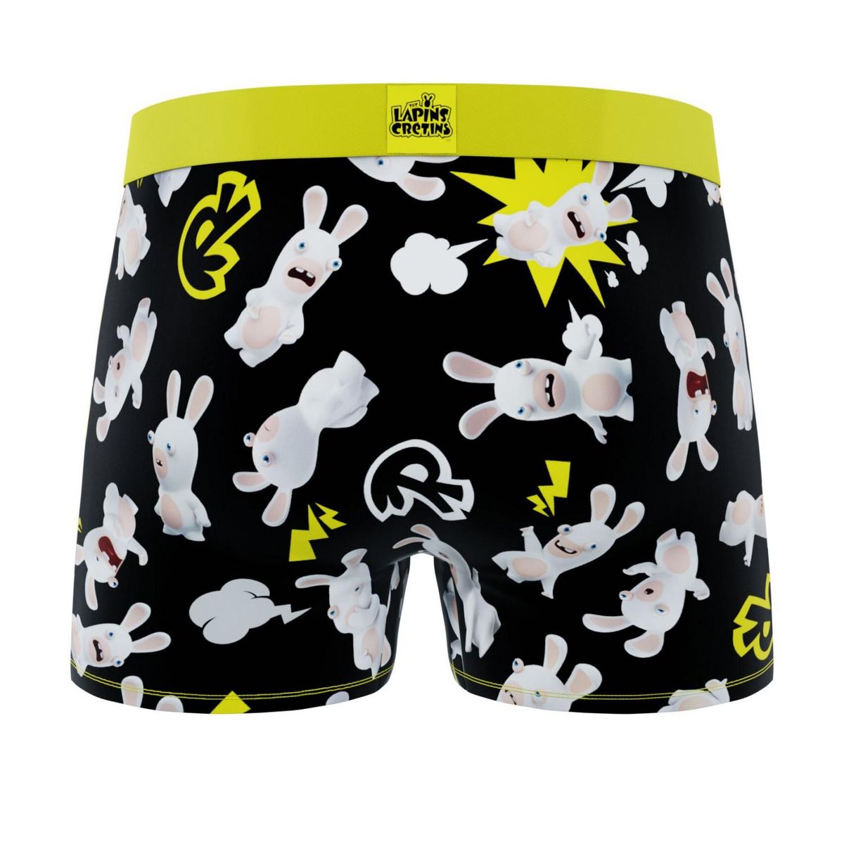 FREEGUN Lot de 3 boxers enfant Lapins Crétins