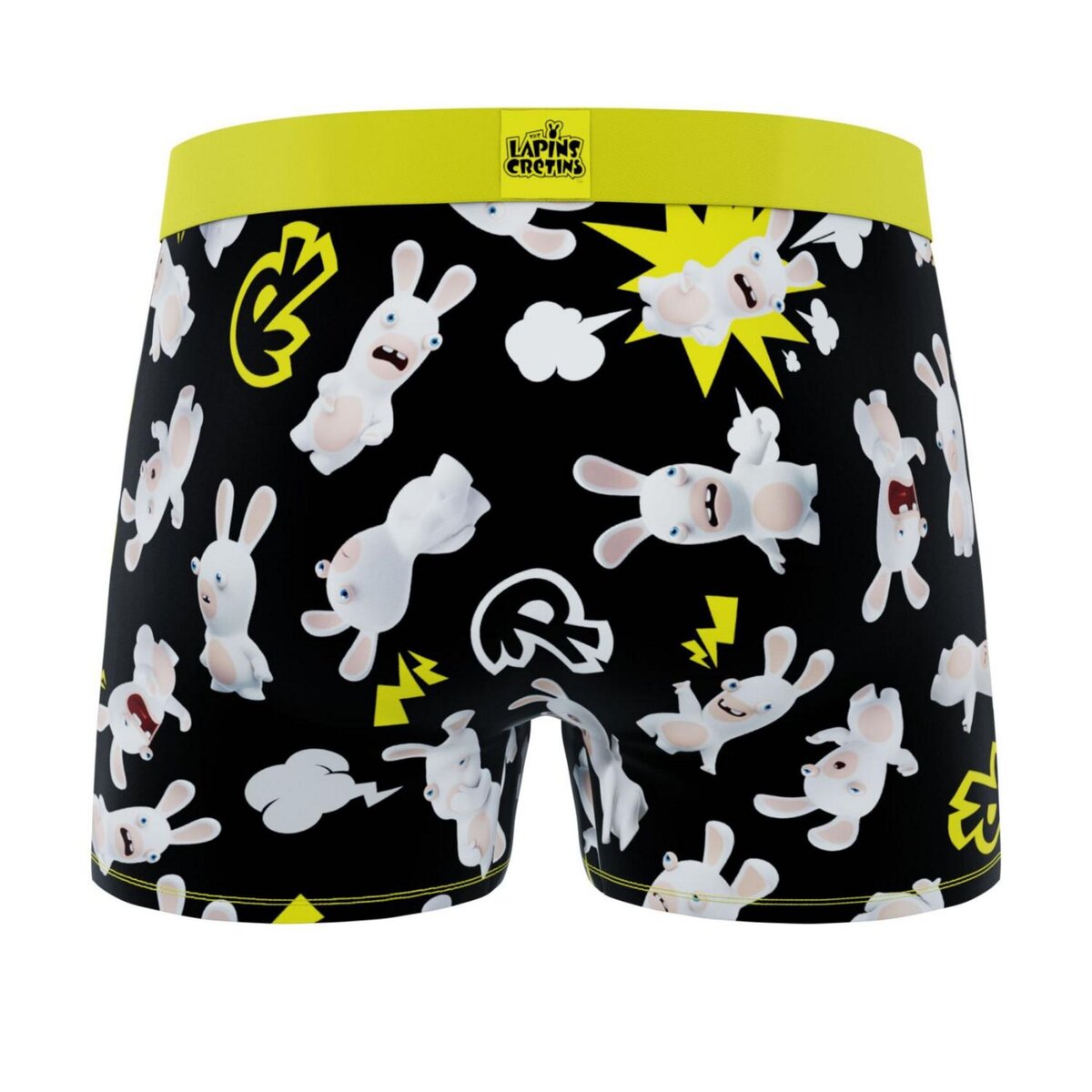 FREEGUN Lot de 3 boxers enfant Lapins Crétins