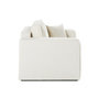 Voir la diapositive 2 : BEST MOBILIER Topaze - fauteuil - en tissu velours relief