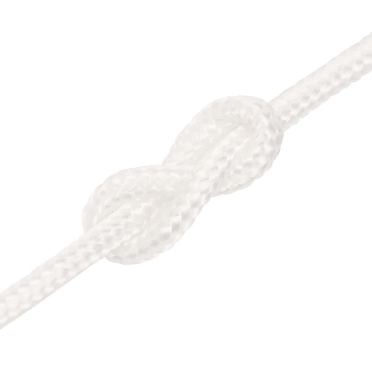 VIDAXL Corde de bateau Blanc complet 5 mm 50 m Polypropylene