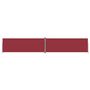 Voir la diapositive 2 : VIDAXL Auvent lateral retractable Rouge 220x1200 cm
