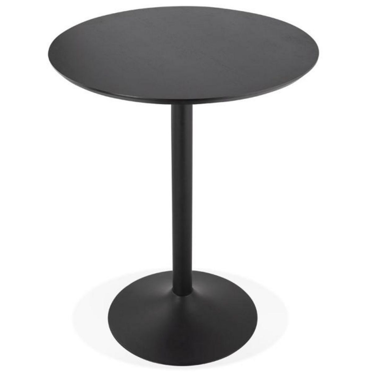 Paris Prix Table de Bar  Matera  90cm Noir