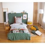 Home collection Parure housse de couette 2pcs 140x200 100% microfibre - forest sherpa