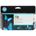 HP Cartouche d'encre originale HP 738 - 130 ml - Jaune - Pour DesignJet T950