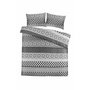 Voir la diapositive 3 : Paris Prix Parure de Lit 2 Pièces  Stereo  140x200cm Blanc & Noir