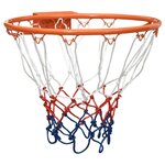 VIDAXL Cerceau de basket Orange 39 cm Acier