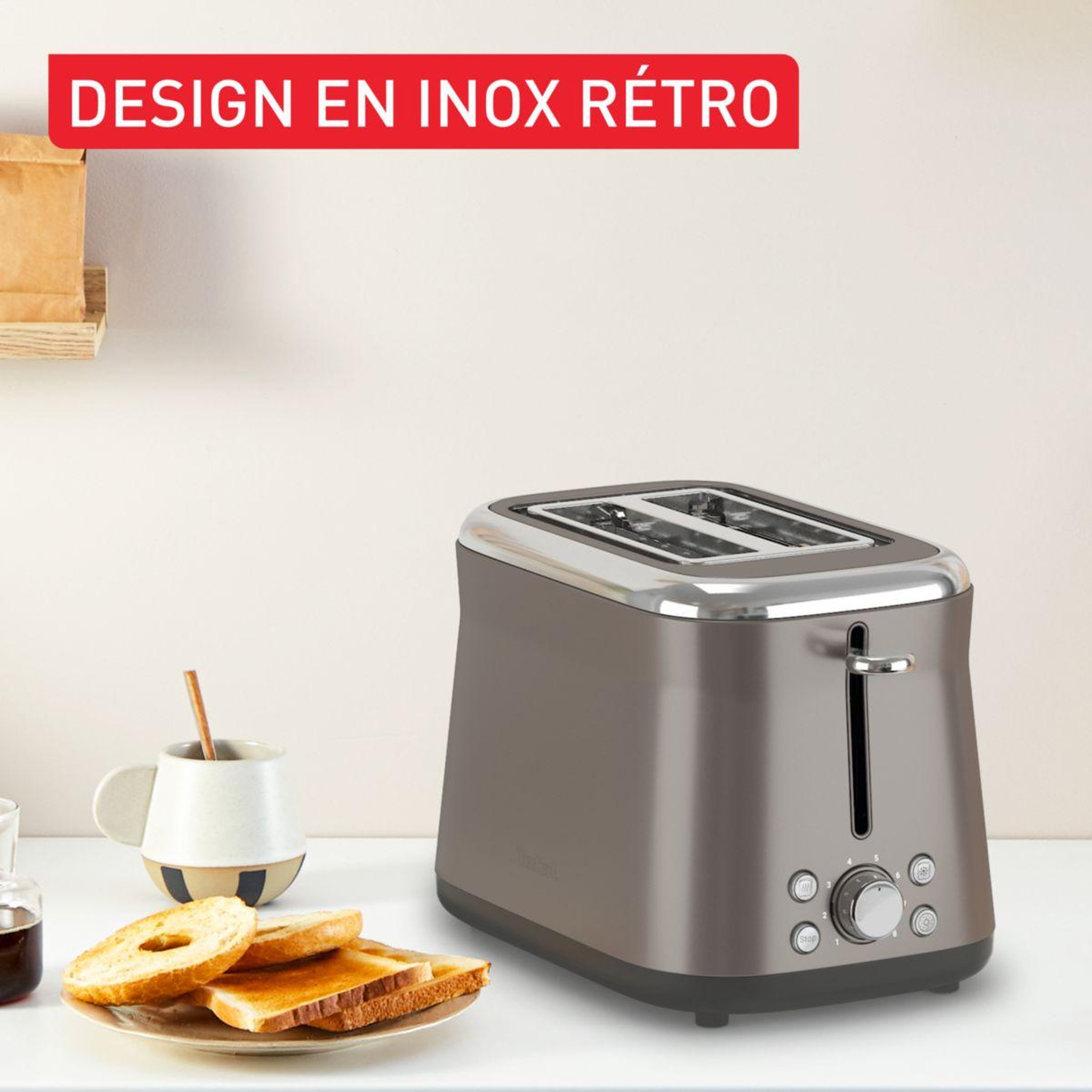 Voir la diapositive 3 : TEFAL Grille-pain collection tt720ee0