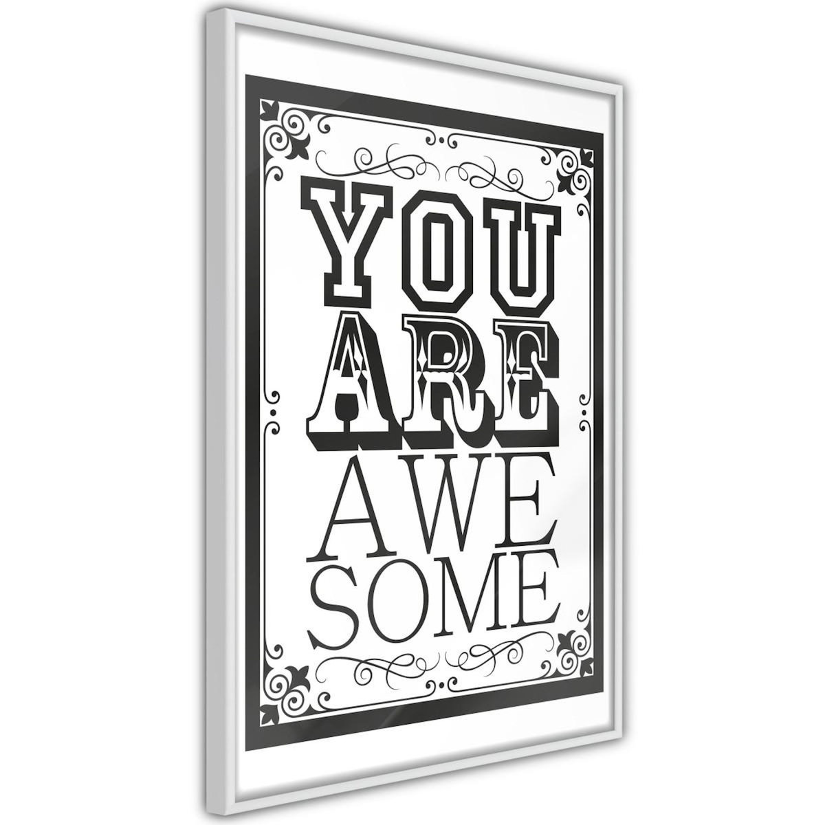 Paris Prix Affiche Murale Encadrée  You Are Awesome