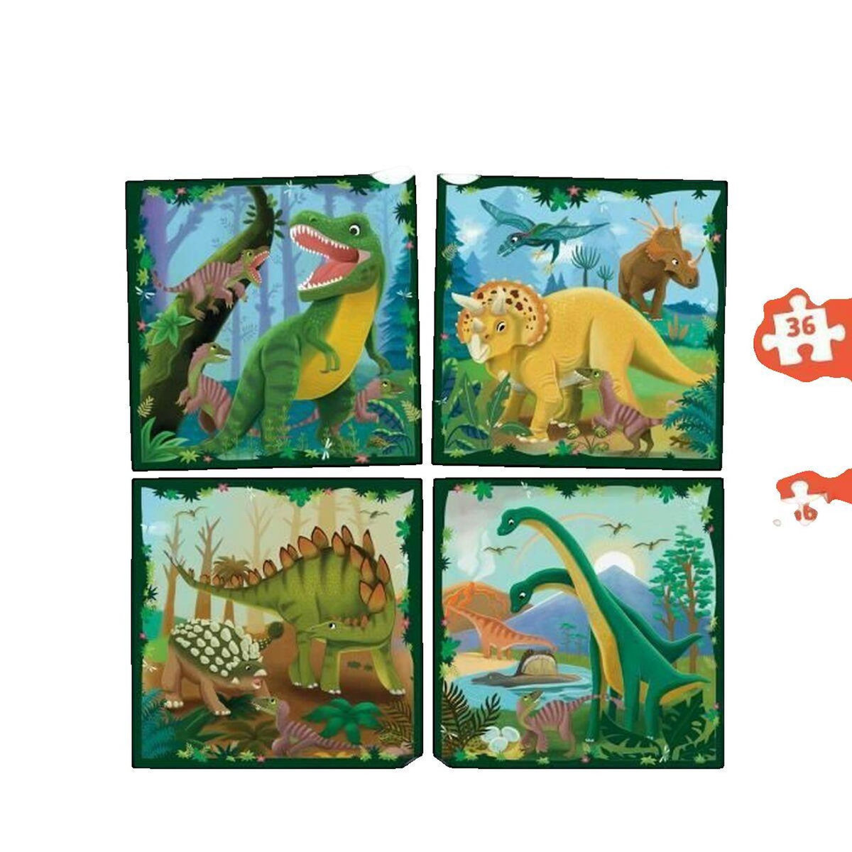 RAVENSBURGER Puzzle Ravensburger éducatif Les dinosaures multicolore