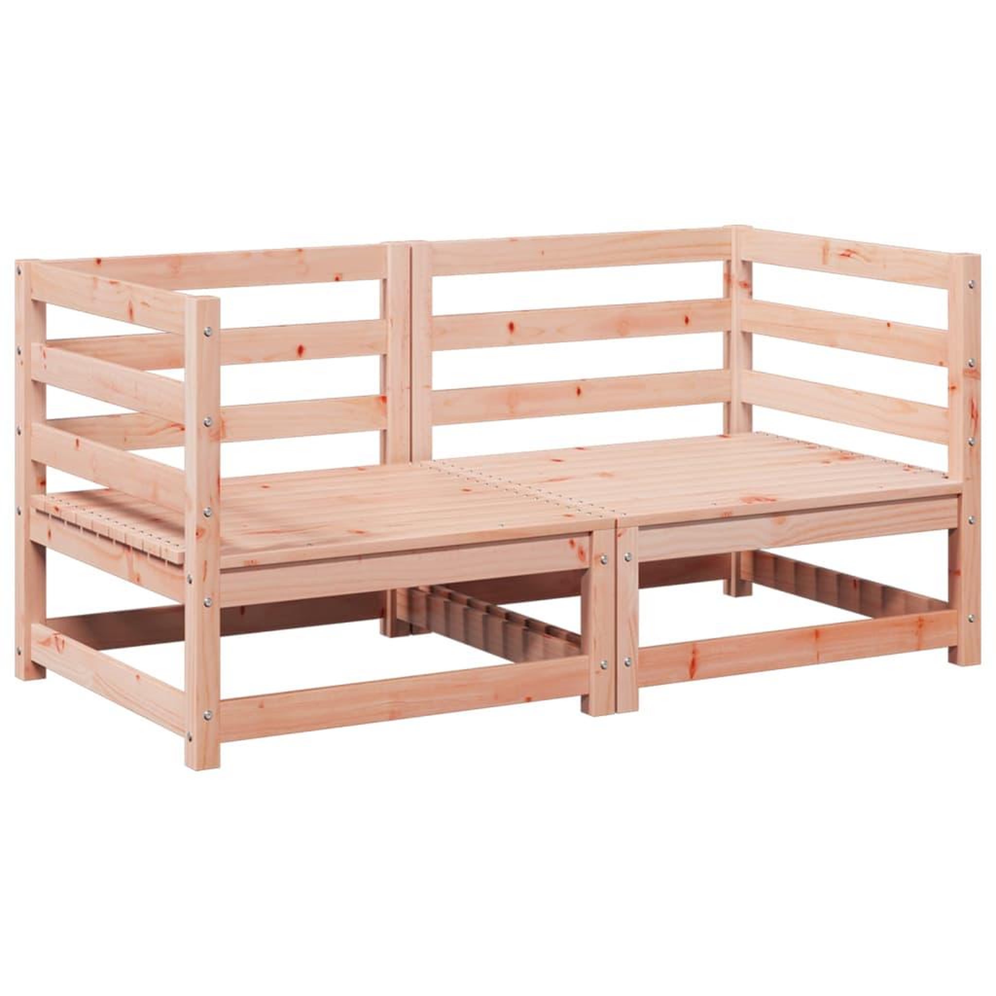 Voir la diapositive 2 : VIDAXL Salon de jardin 2 pcs bois massif sapin de douglas