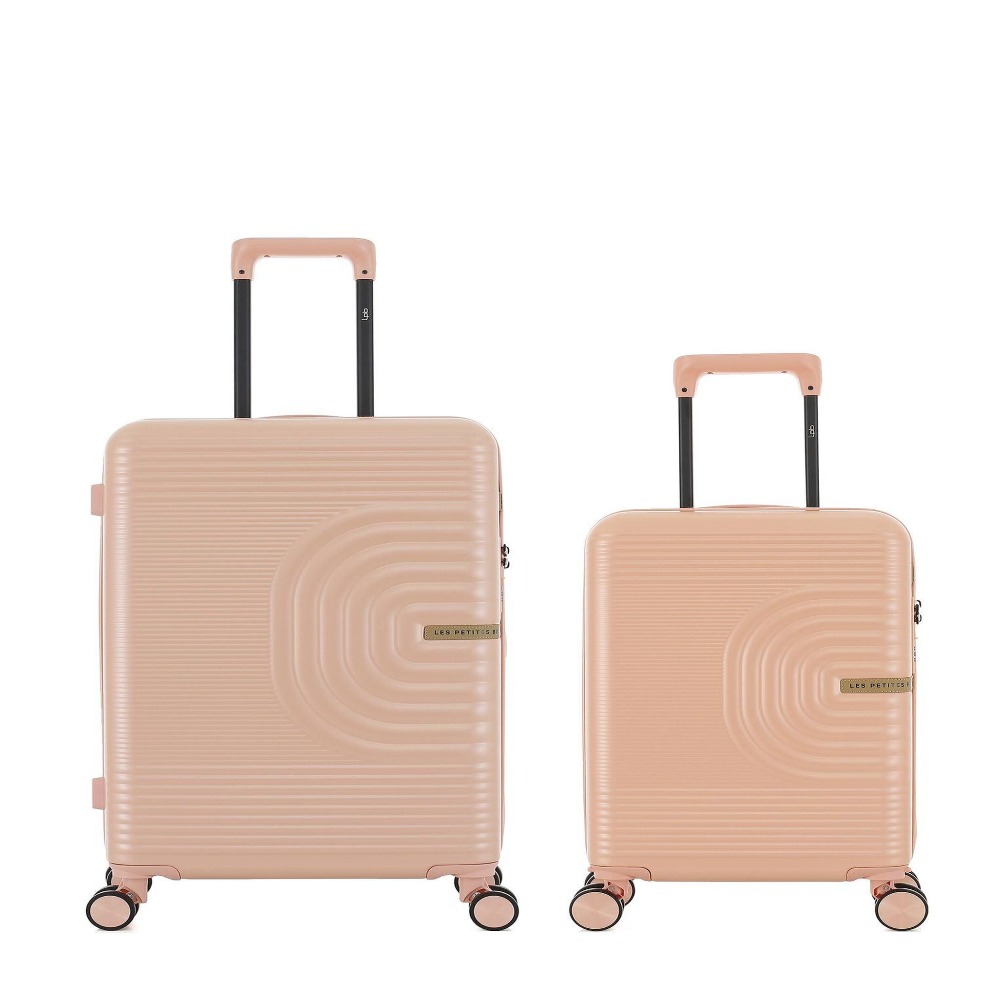 LES P'TITES BOMBES LPB Lot de 2 Valises Rigides Taille Moyenne et Cabine XS CELIA
