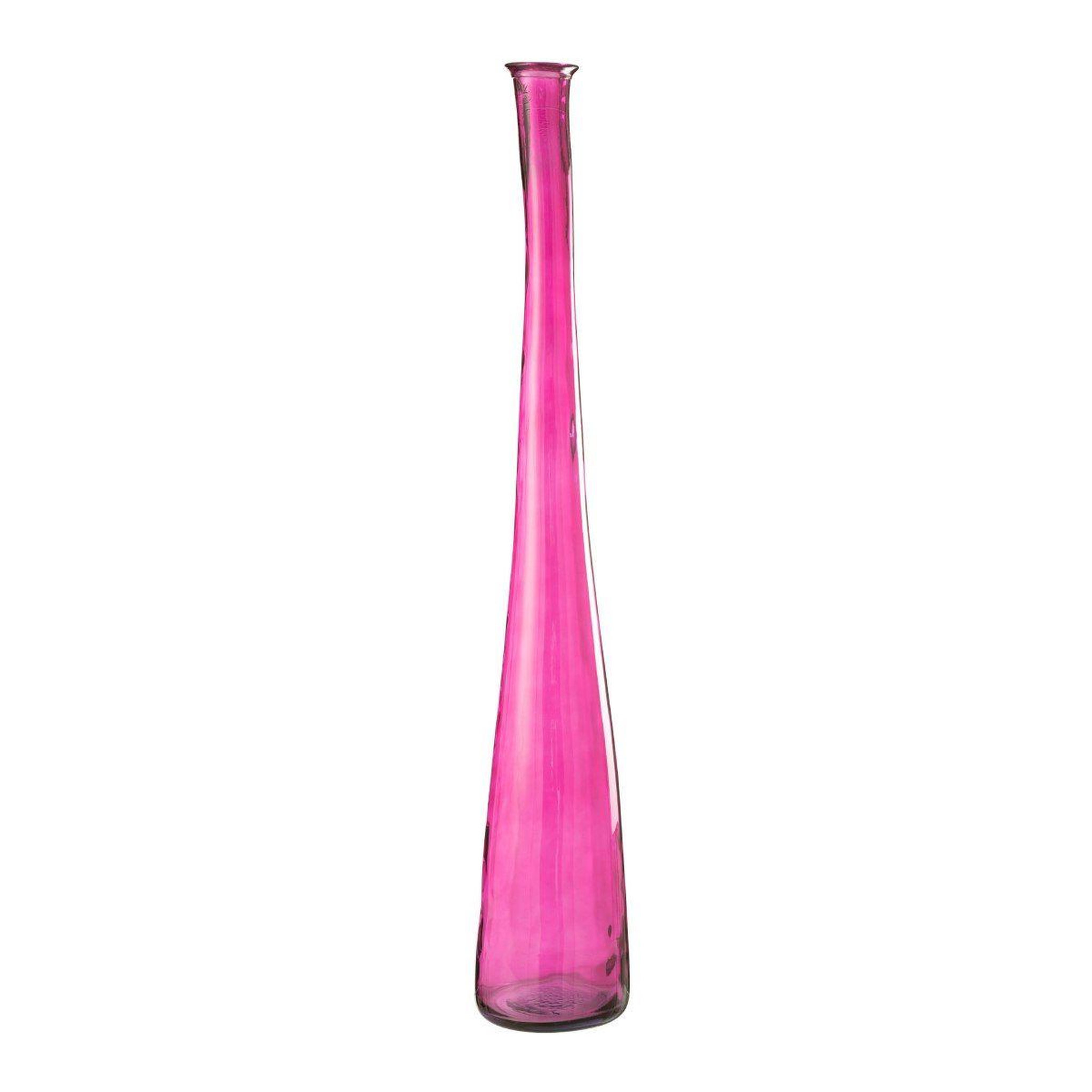 J-LINE Vase en verre  noah  120cm fuchsia
