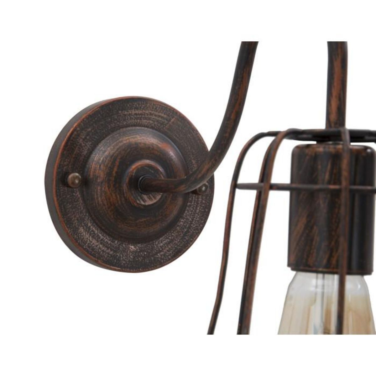 Paris Prix Applique Murale en Métal  Industrie  33cm Noir