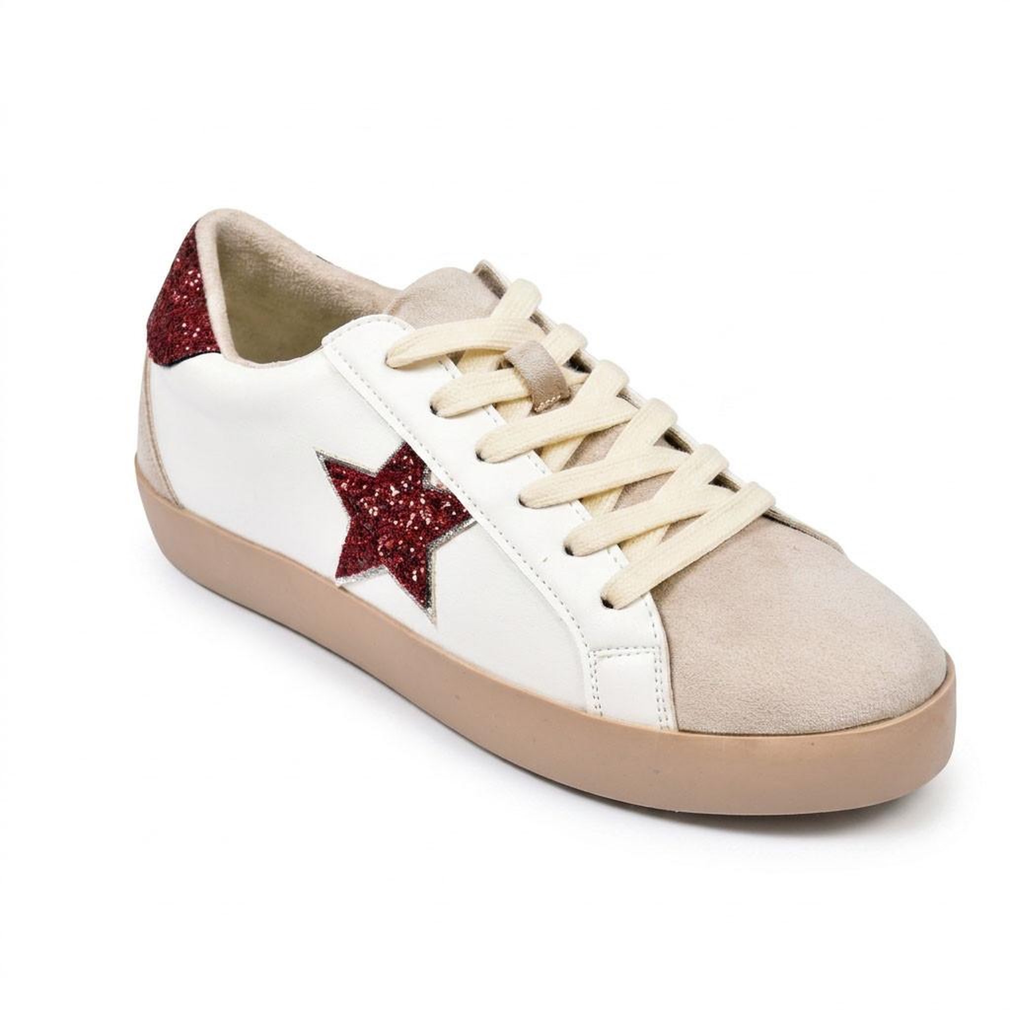 Voir la diapositive 1 : OZABI OZABI Sneakers Étoile Femme Glitter Plateforme MMXXIV