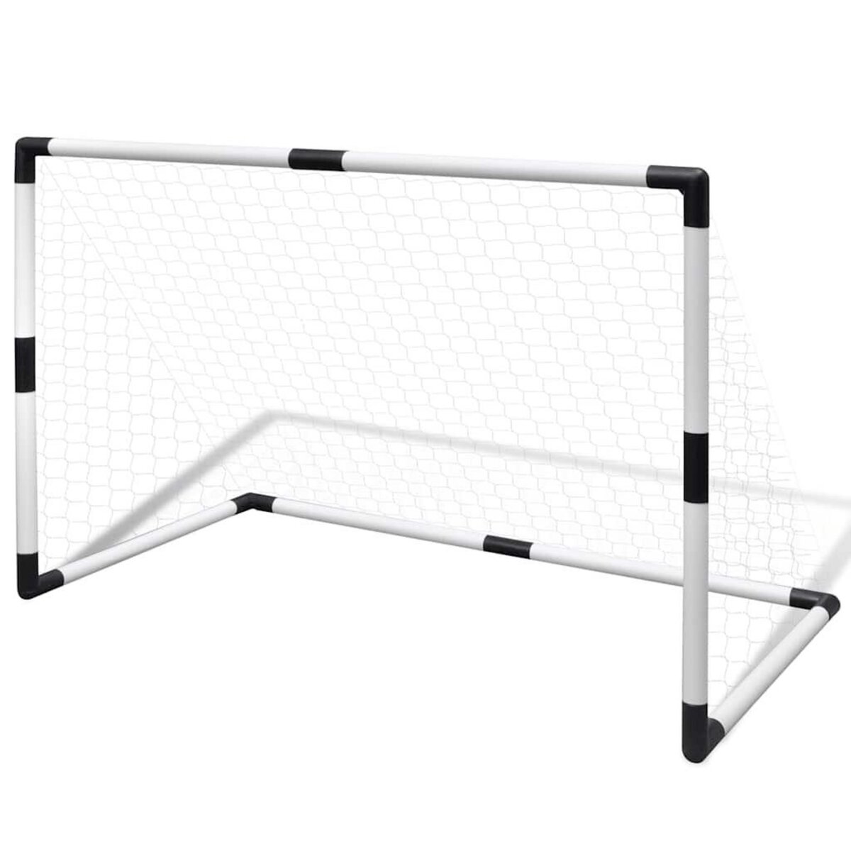 VIDAXL Set de mini-but de football poteau et filet enfants 2pcs 91,5x48x61 cm