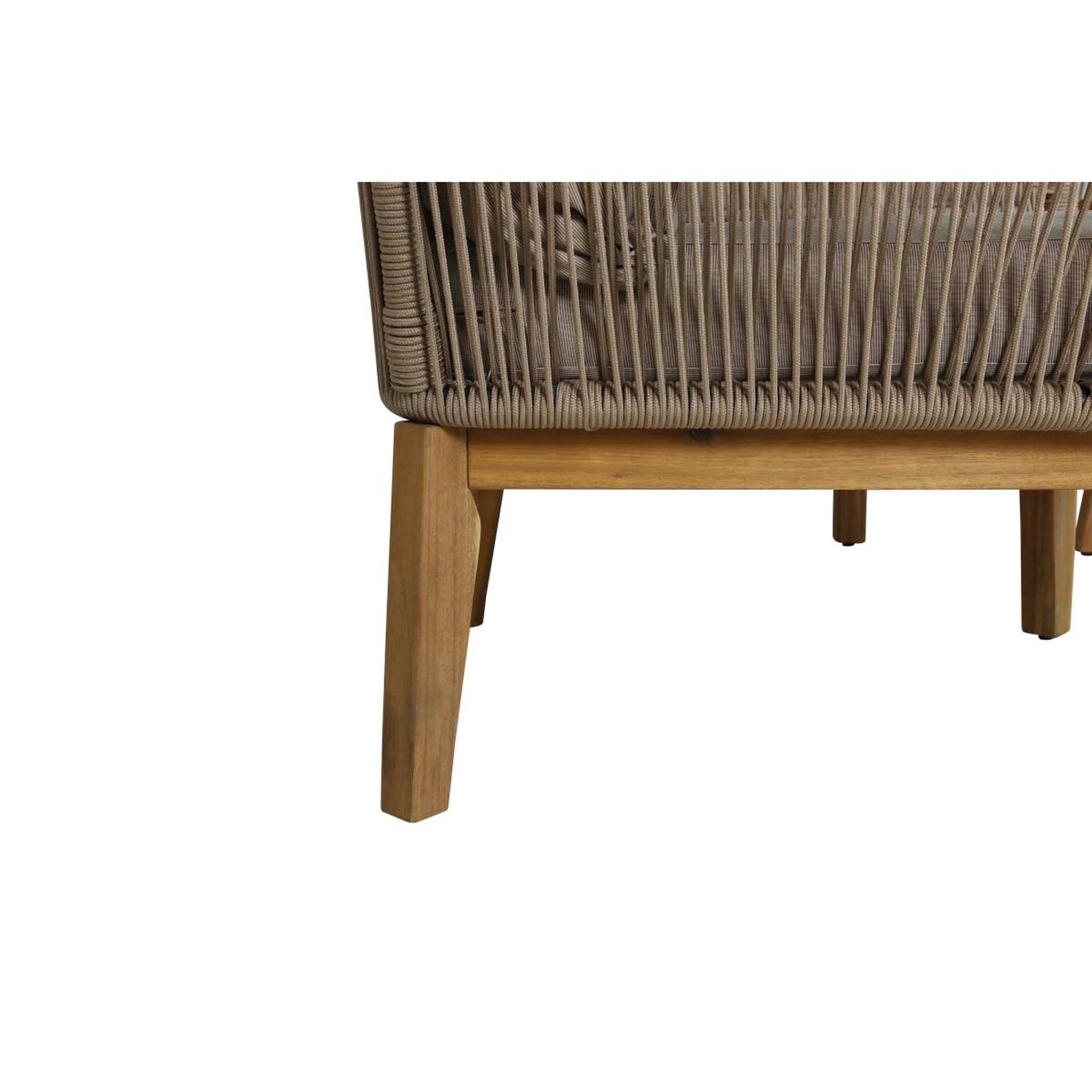 Voir la diapositive 4 : Paris Prix Salon de jardin en bois  chania  164cm beige