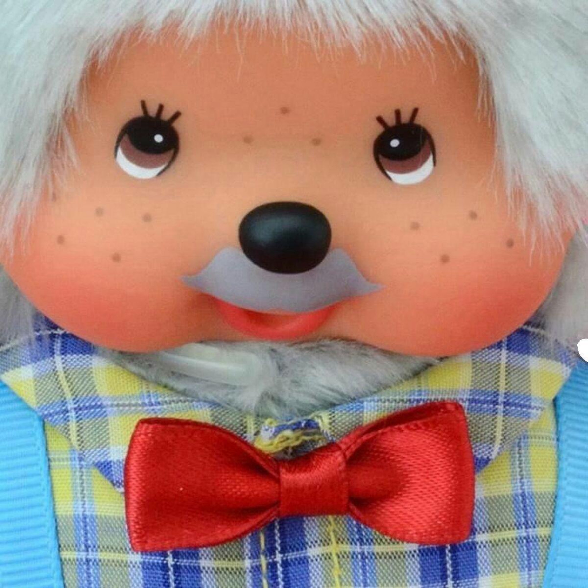 Voir la diapositive 2 : BandaÃ¯ Peluche Bandai Monchhichi Papi marron 20 cm