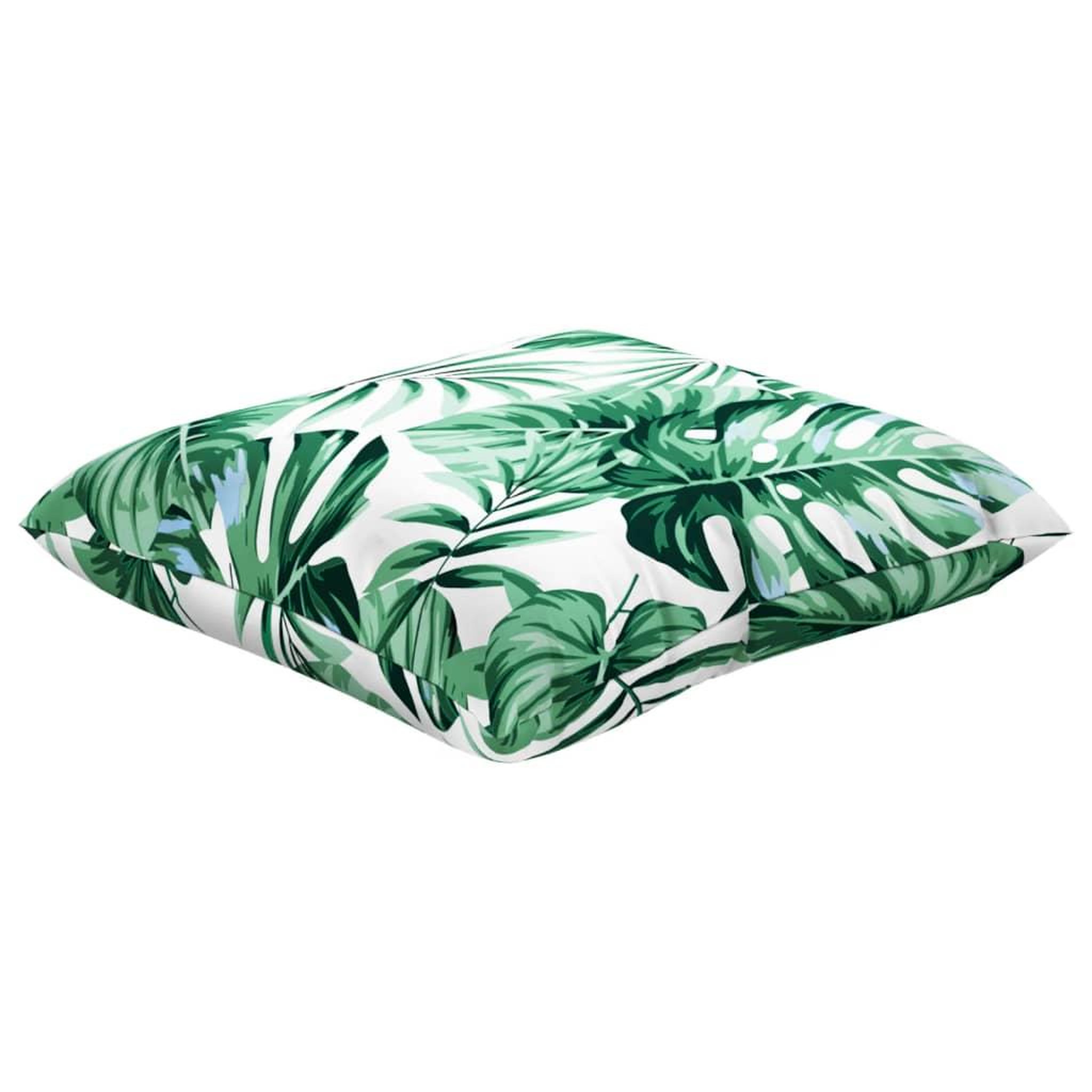 Voir la diapositive 5 : VIDAXL Coussins de canape lot de 4 motif de feuilles 50x50 cm tissu