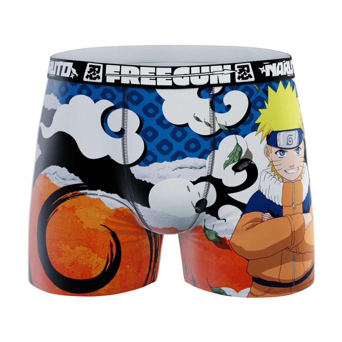 FREEGUN Lot de 2 boxers enfant Naruto Classic Naruto