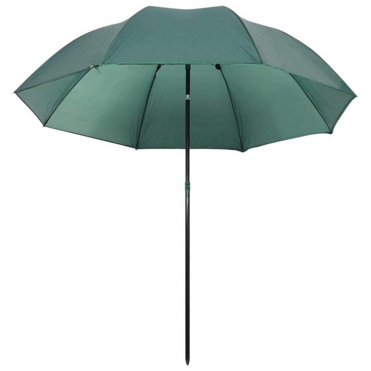 VIDAXL Parapluie de peche Vert 220x193 cm
