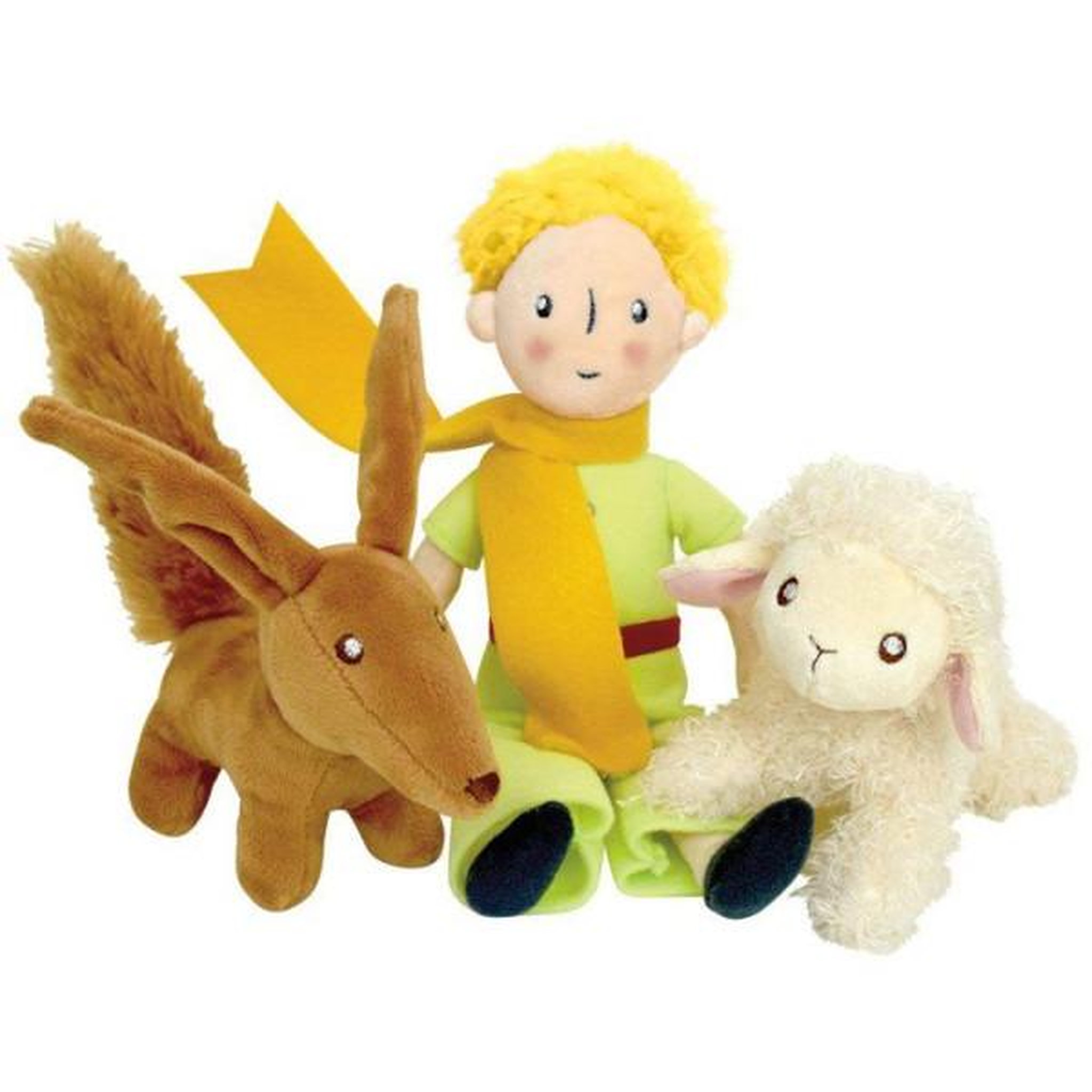 JEMINI Coffret de peluches - Le Petit Prince - JEMINI - 3 personnages - Ultra douces - Des la naissance