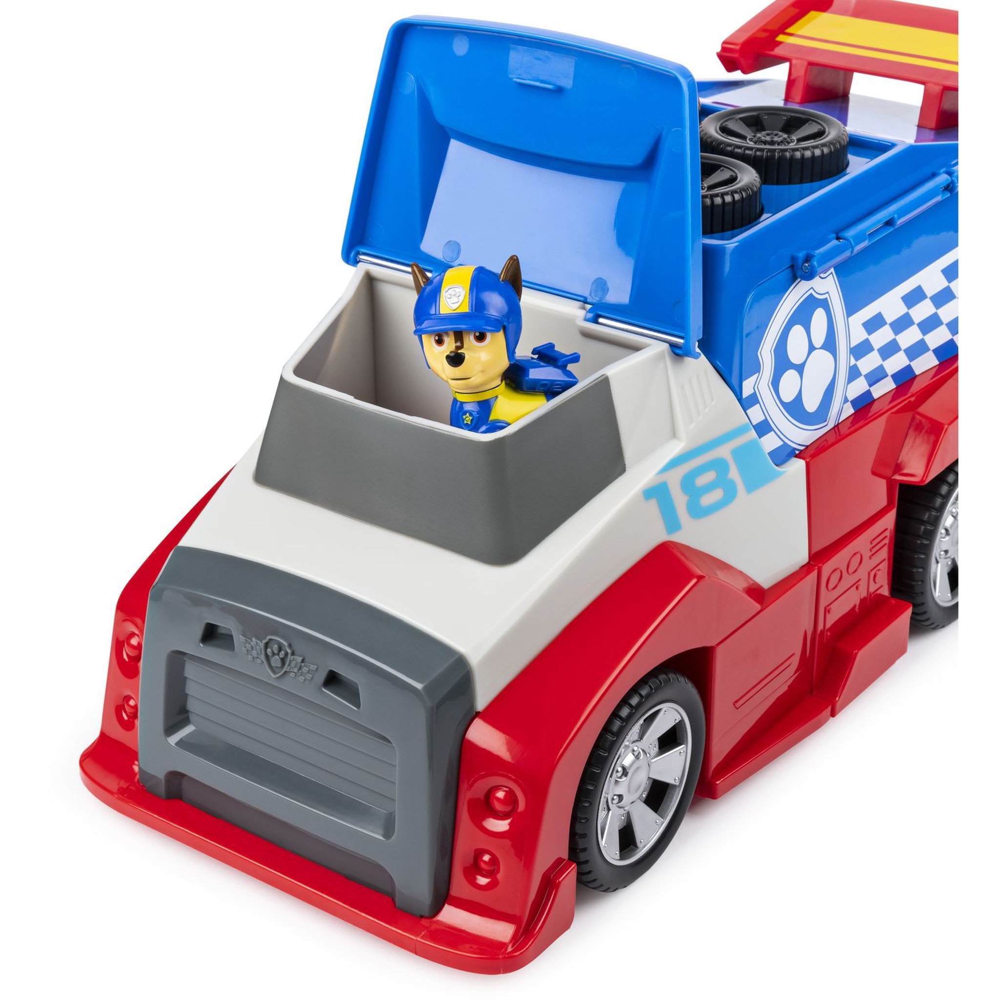 Voir la diapositive 2 : SPIN MASTER Camion mobile Pit Stop Team Ready Race Rescue Paw Patrol