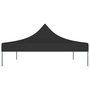 Voir la diapositive 4 : VIDAXL Toit de tente de reception 4x3 m Noir 270 g/m^2