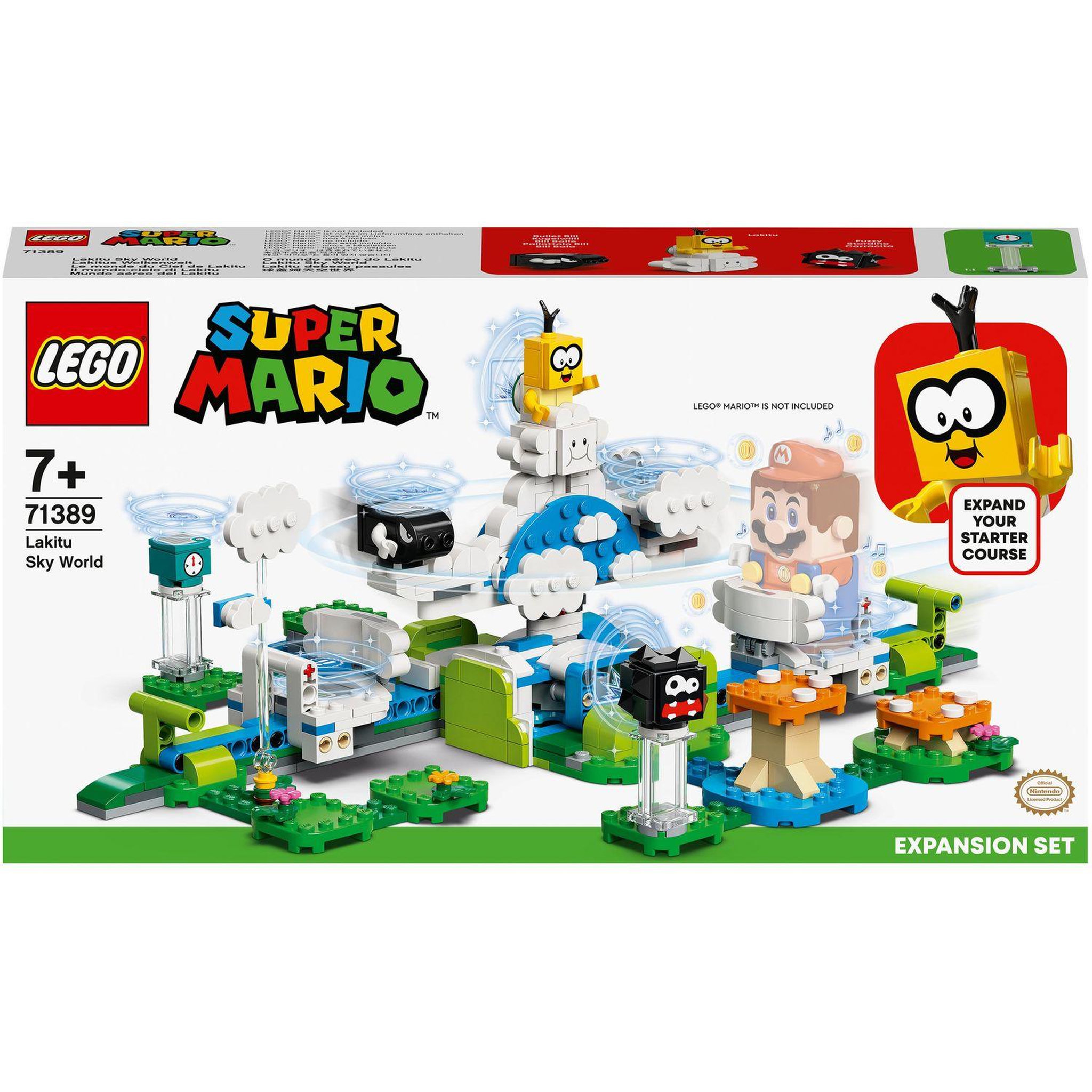 LEGO Super Mario 71389 Ensemble d'extension Le monde du Ciel de Lakitu