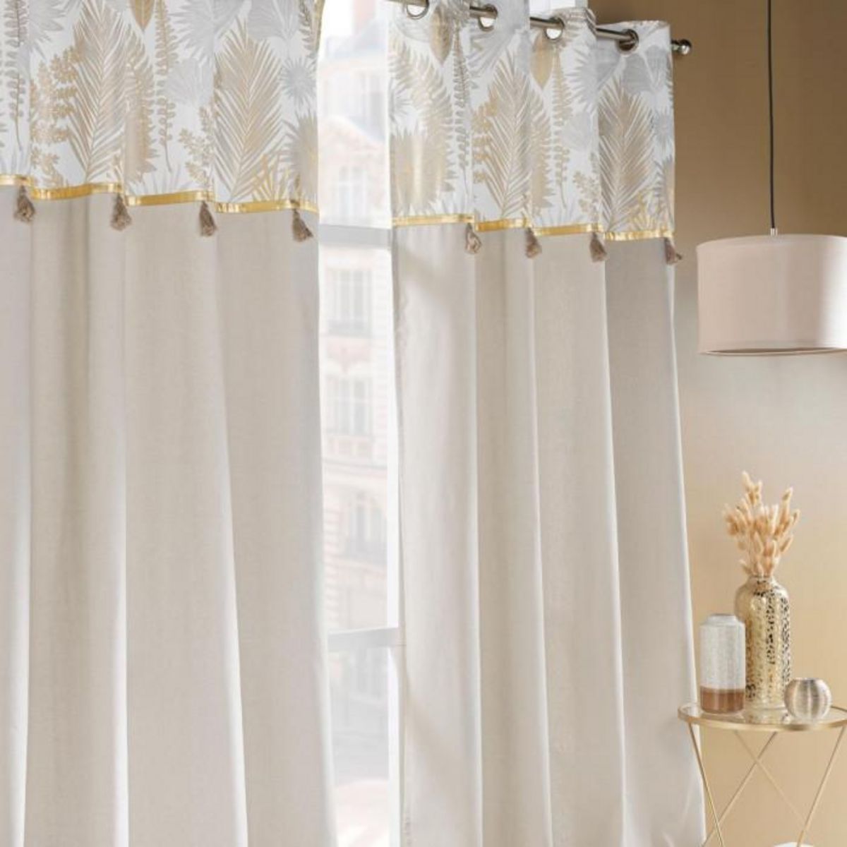 Paris Prix Rideau à Œillets  Melisse  140x240cm Multicolore