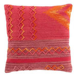 Paris Prix Coussin Déco  Joyeux Ethnic  45x45cm Rose & Violet