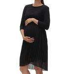 MAMALICIOUS Robe de Grossesse et Allaitement e Femme Mamalicious Raina. Coloris disponibles : Noir