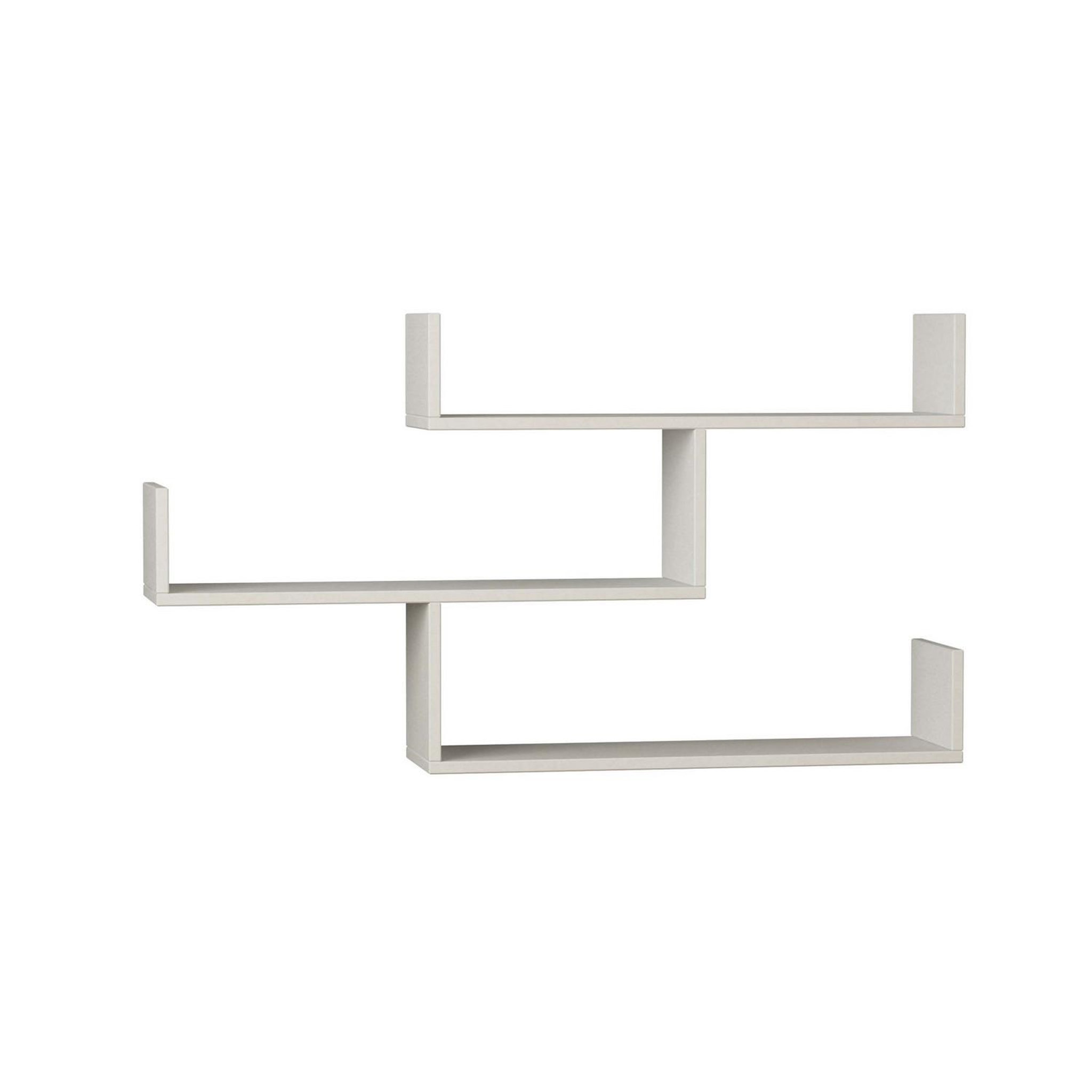 Voir la diapositive 3 : Habitat et Jardin Étagère murale en bois  tibet  - 119 x 23 x 66 cm - blanc