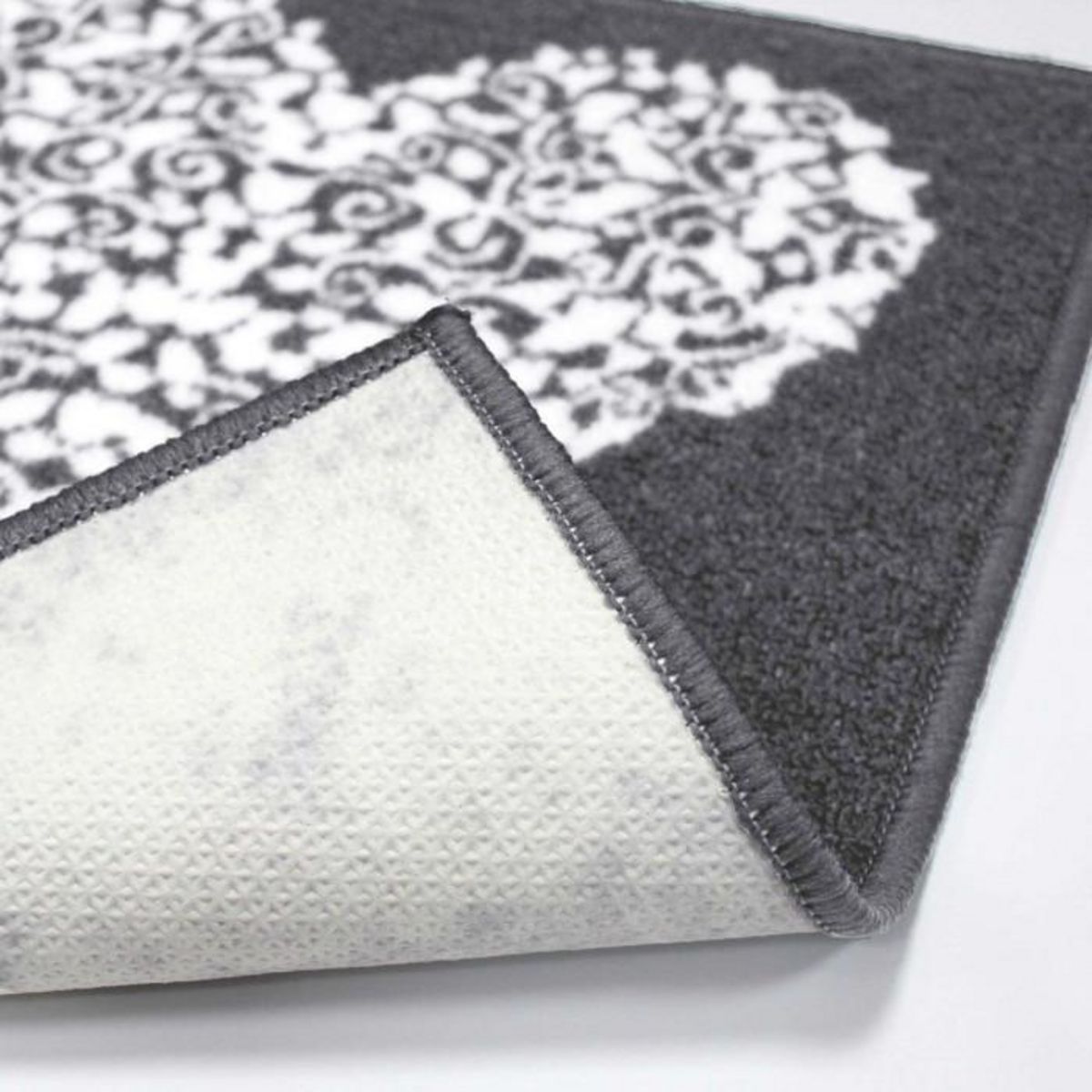 Paris Prix Tapis Déco Multi-Usage  Mathilda  50x80cm Gris