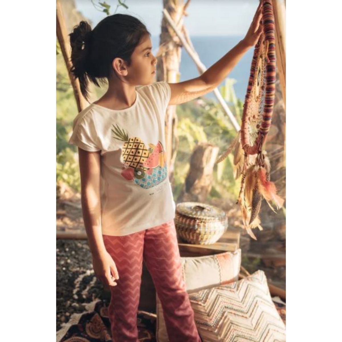 IN EXTENSO T-shirt manches courtes fille