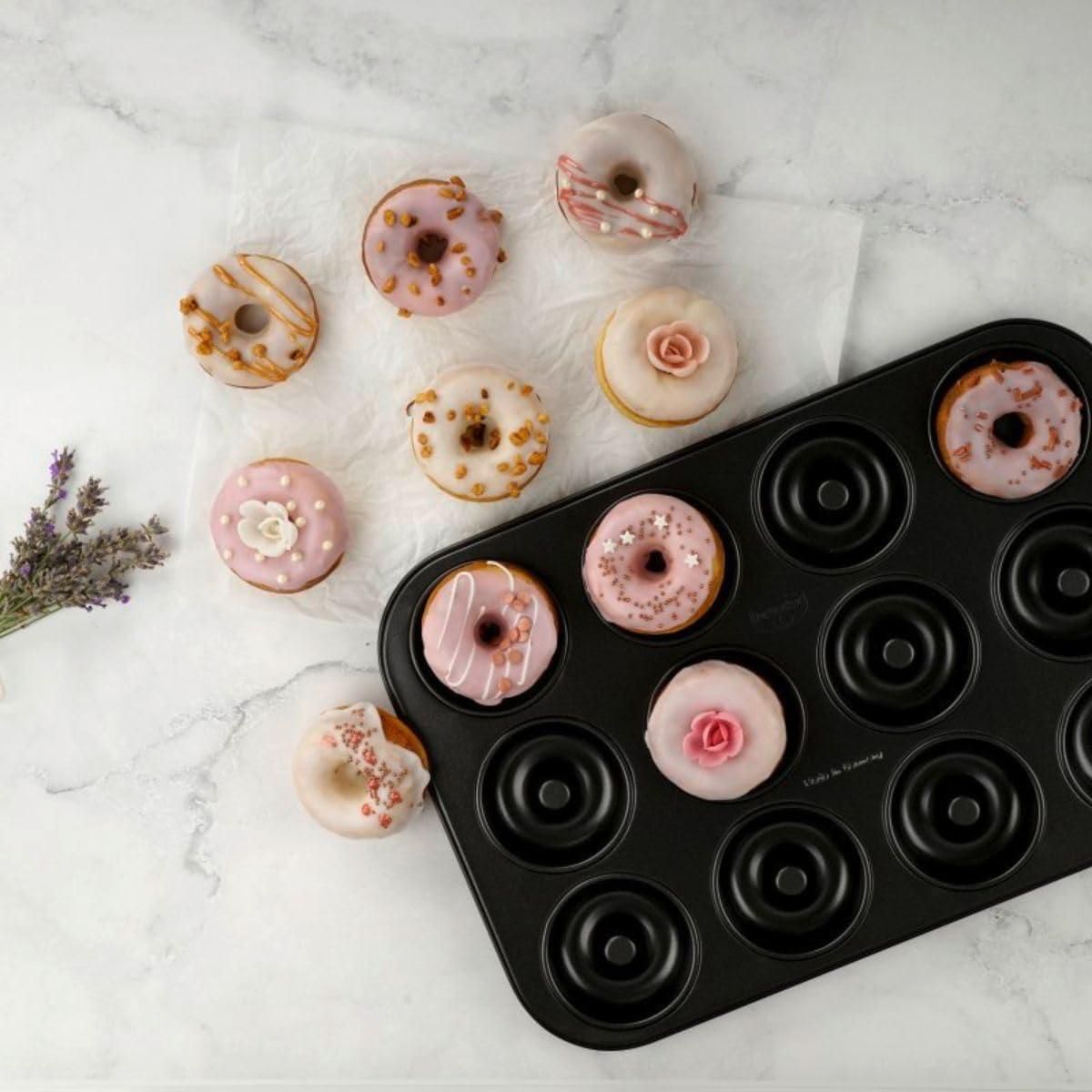 DR.OETKER Moule donut et bagel 12 empreintes 26,5 x 38,5 cm Dr. Oetker Tradition