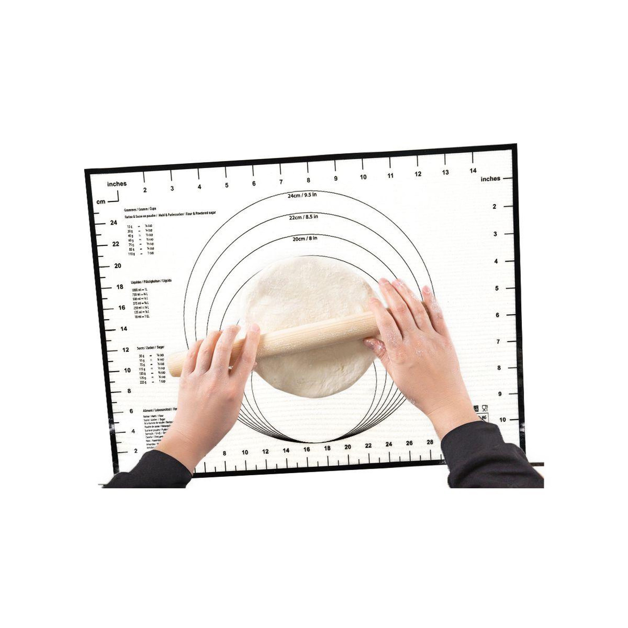Voir la diapositive 5 : ZENKER Lot de 2 plaques pâtisserie et cuisson 40/30 cm en silicone zenker smart pastry