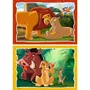 RAVENSBURGER Puzzles 2x24 pièces : Le Roi Lion : L'histoire de la vie