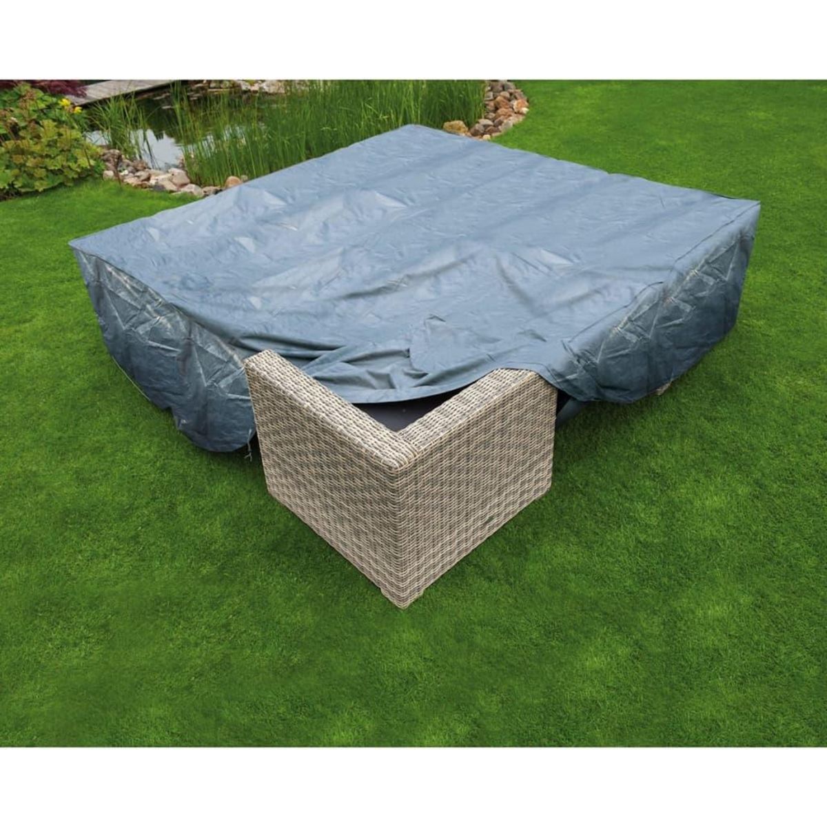 NATURE Nature Housse de meubles de jardin pour table et chaises 325x205x70 cm