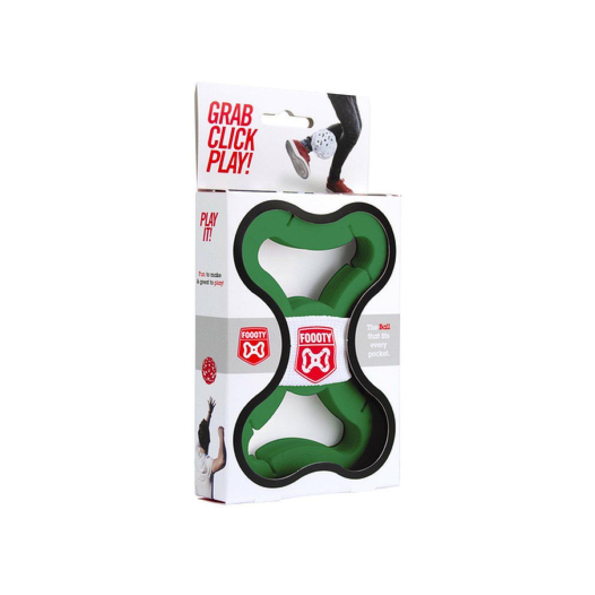 Voir la diapositive 2 : FOOTY Foooty vert - balle de jeu